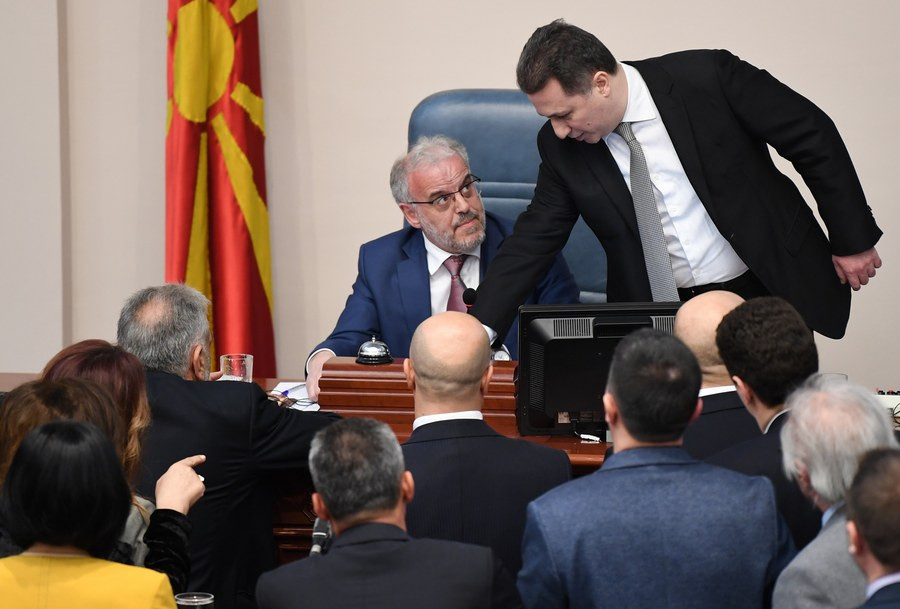 ΠΓΔΜ: Πρώτη φορά προήδρευσε στα αλβανικά ο πρόεδρος της Βουλής