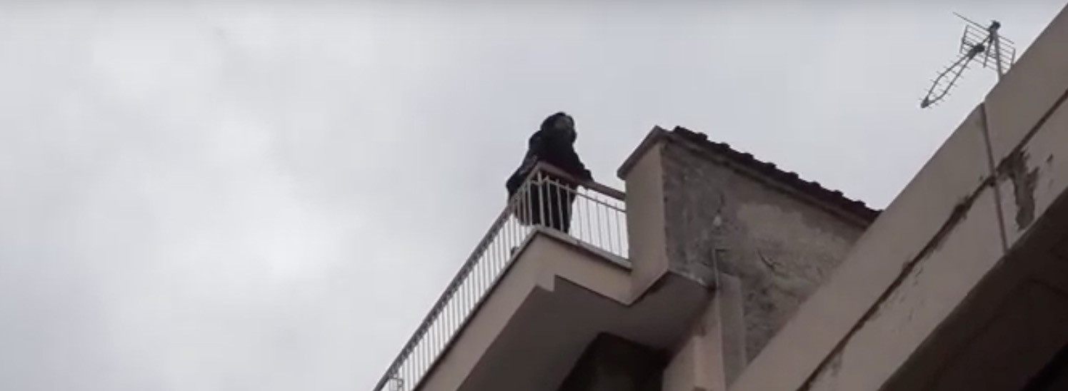 Γιαννιτσά: Η μητέρα της 22χρονης αυτόχειρα απειλεί να πέσει από την οροφή της Εισαγγελίας [Βίντεο]