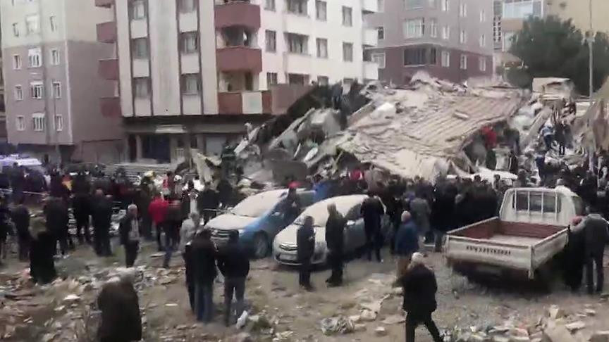 Κατάρρευση εξαώροφου κτιρίου στη Κωνσταντινούπολη [Βίντεο]