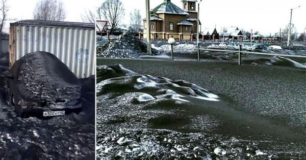 Τοξικό μαύρο χιόνι έπεσε στη Σιβηρία – Τεράστια οικολογική καταστροφή [Βίντεο]