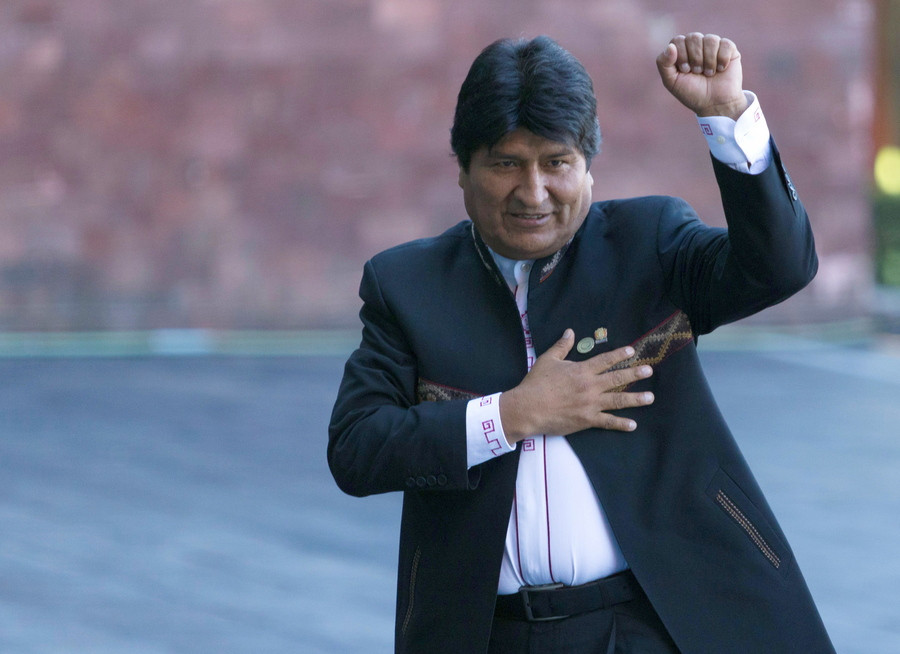 Στην Αθήνα ο πρόεδρος της Βολιβίας, Έβο Μοράλες