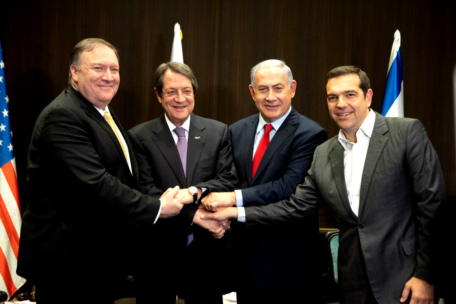 Ελλάδα, Κύπρος και Ισραήλ έδωσαν τα χέρια για τον Eastmed