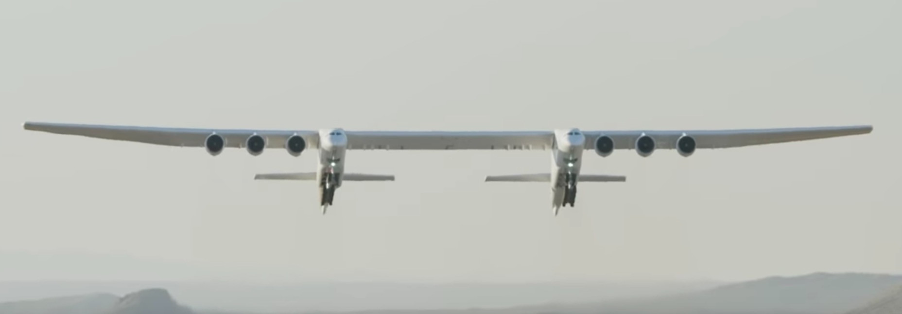 Η παρθενική πτήση του μεγαλύτερου αεροπλάνου στον κόσμο [Βίντεο]
