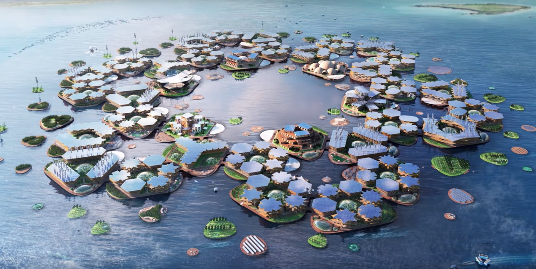 Πλωτές πόλεις: Βιώσιμη λύση ή «καταφύγια» της ελίτ; [Βίντεο]