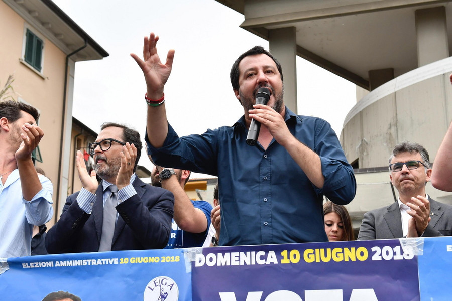 Ιταλία: Νίκη της ακροδεξιάς Λέγκας του Σαλβίνι δείχνουν τα exit polls
