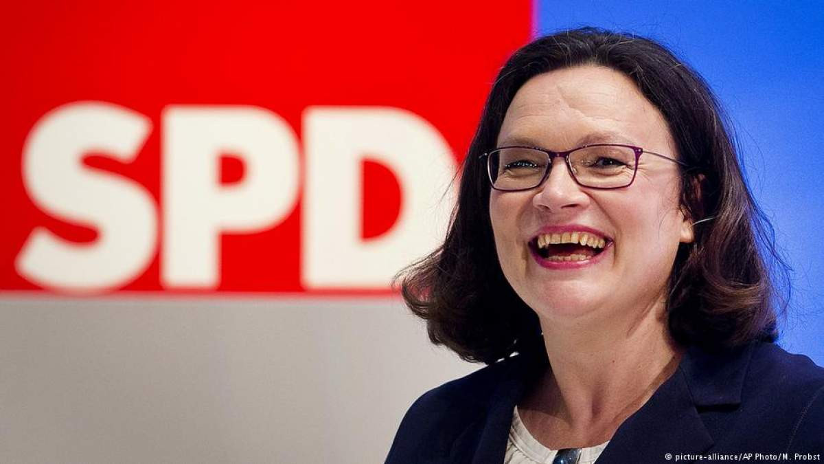 Παραιτείται από την προεδρία του SPD η Αντρέα Νάλες