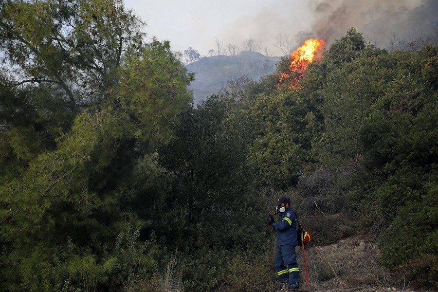 Φωτιά στο Καλαμίτσι Χαλκιδικής