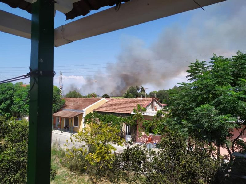 Φωτιά στην Κέρκυρα – Εντολή εκκένωσης χωριών [Βίντεο]