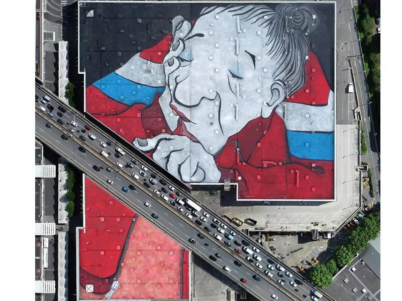 Τι καιρό θα κάνει αύριο;… το μεγαλύτερο street art έργο στον κόσμο