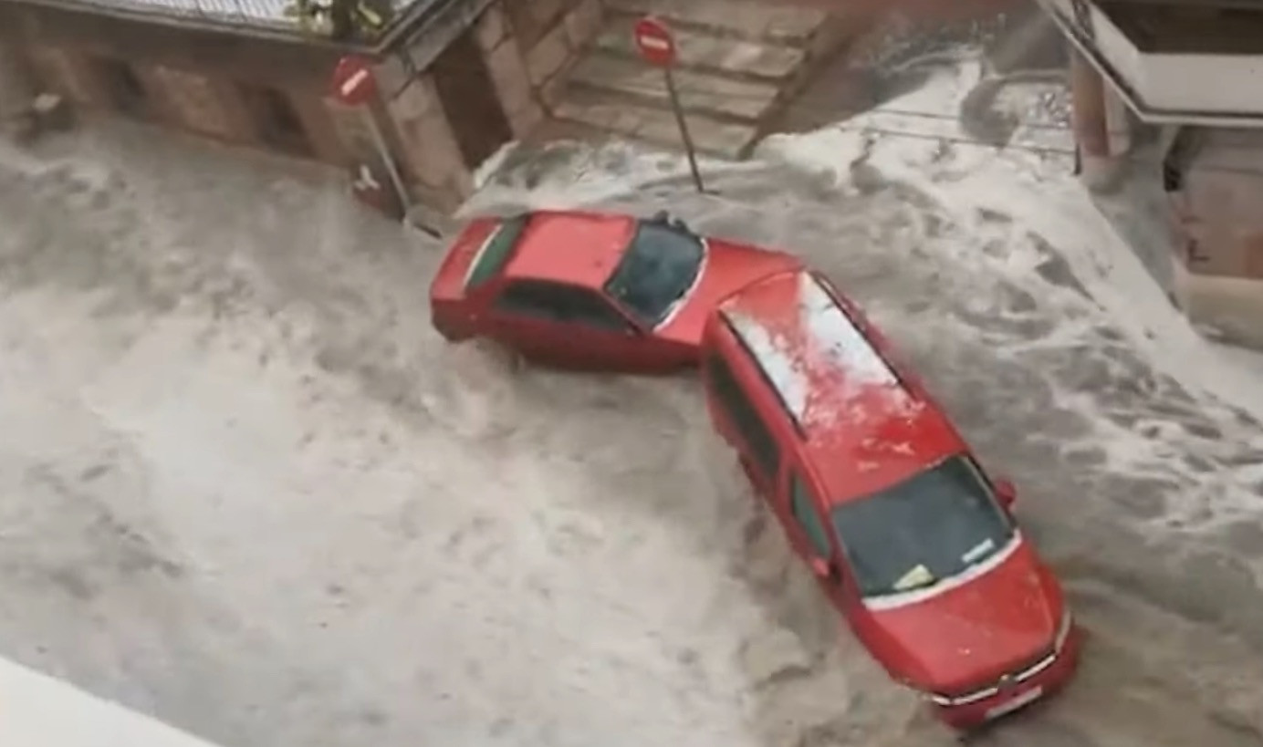 Πλημμύρισε η Μαδρίτη [Βίντεο]