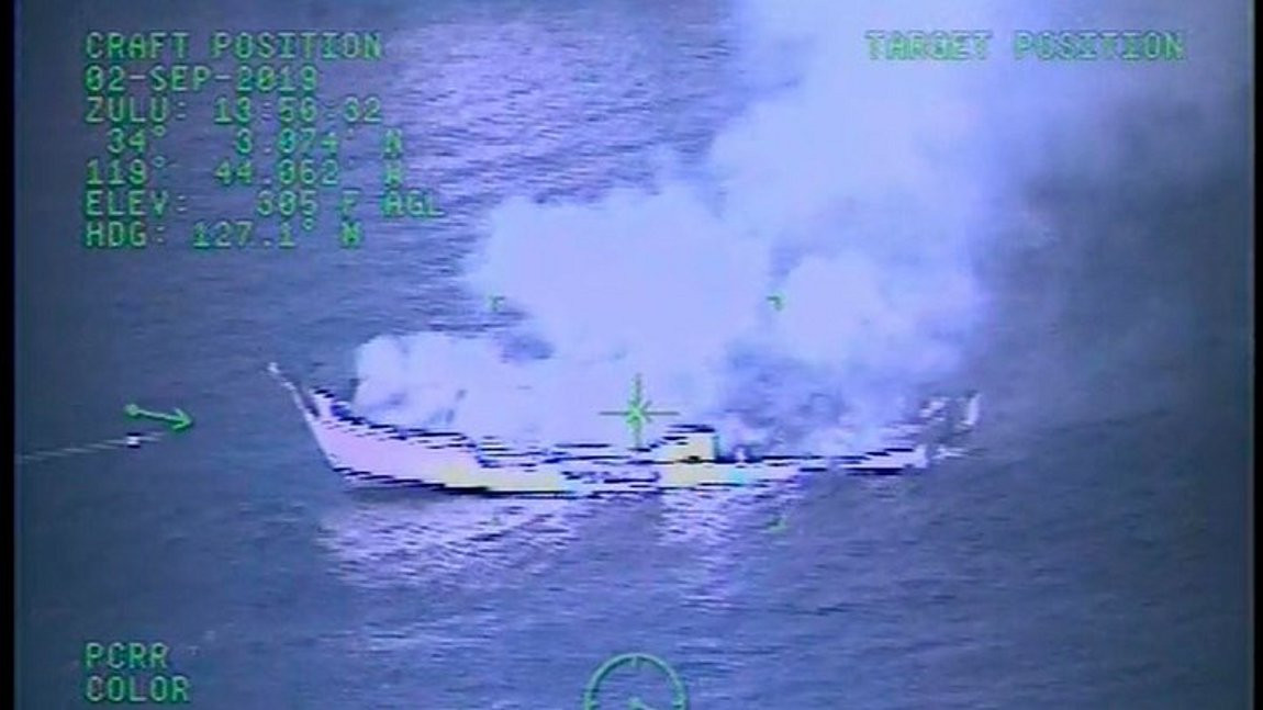 Βίντεο – ντοκουμέντο από τη φονική φωτιά στο σκάφος στην Καλιφόρνια
