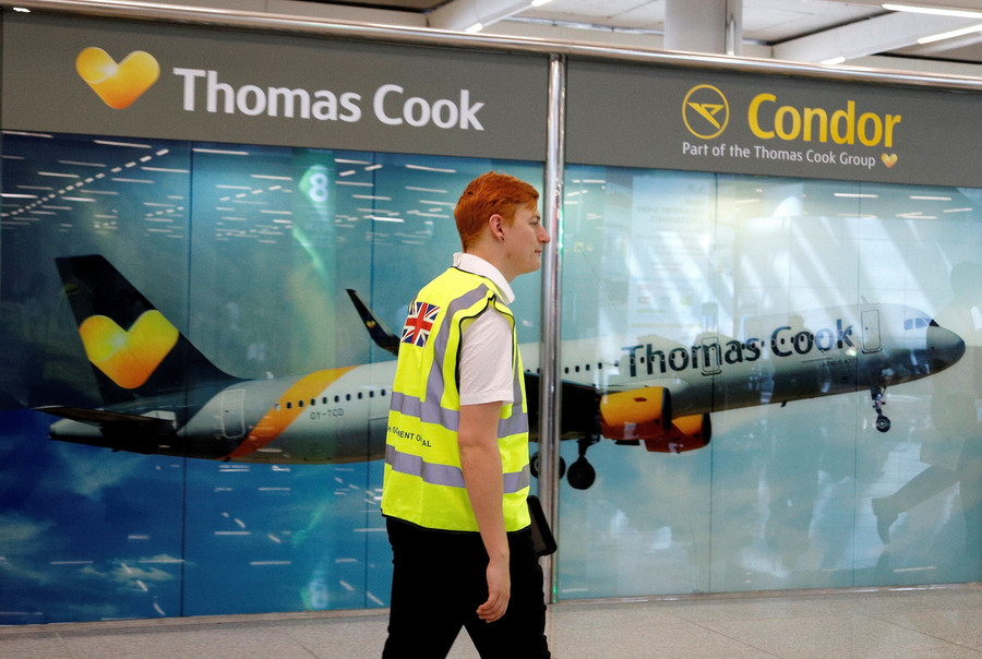 Πτώχευση Thomas Cook: Καταρρέουν οι θυγατρικές – Διασώζει την αεροπορική Condor η Γερμανία