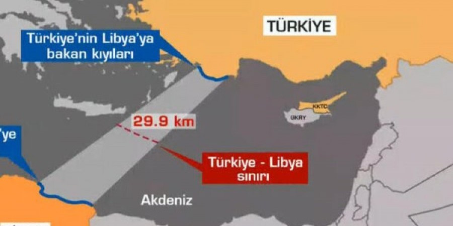 Τoυρκικά ΜΜΕ: Η Λιβύη έθεσε σε ισχύ τη συμφωνία με την Τουρκία