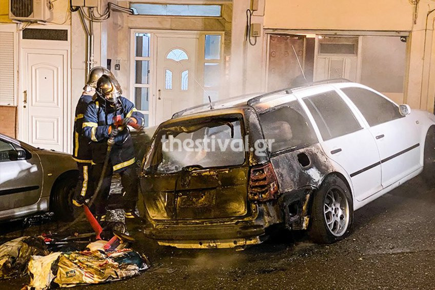 Θεσσαλονίκη: Έκαψαν αυτοκίνητο Τούρκου διπλωμάτη