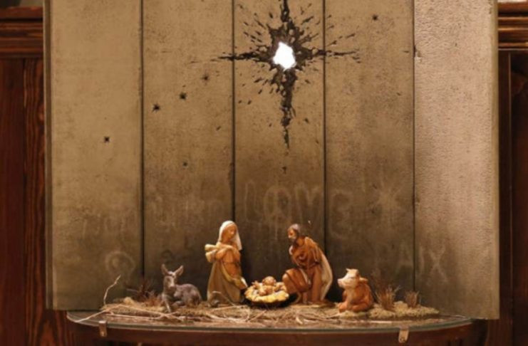 «H ουλή της Βηθλεέμ»: Ένα ακόμα ξεχωριστό έργο από τον Banksy