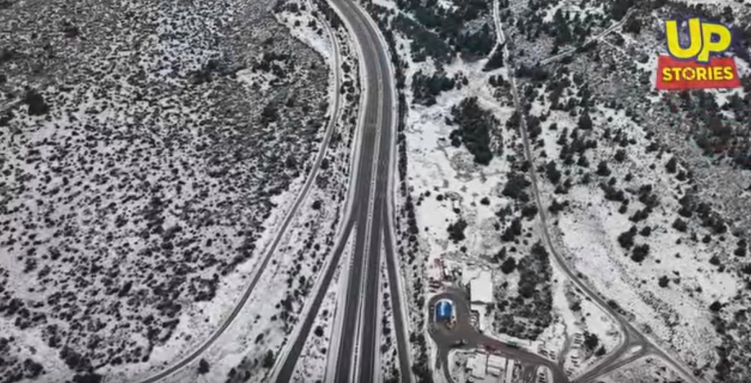 Η Αθηνών – Λαμίας Εν Λευκώ: Βίντεο από την χιονισμένη Εθνική οδό