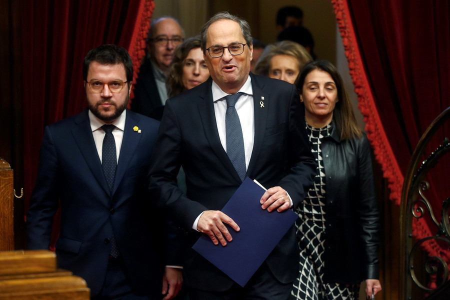 Αποφασισμένος να παραμείνει πρόεδρος της Καταλονίας ο Κιμ Τόρα