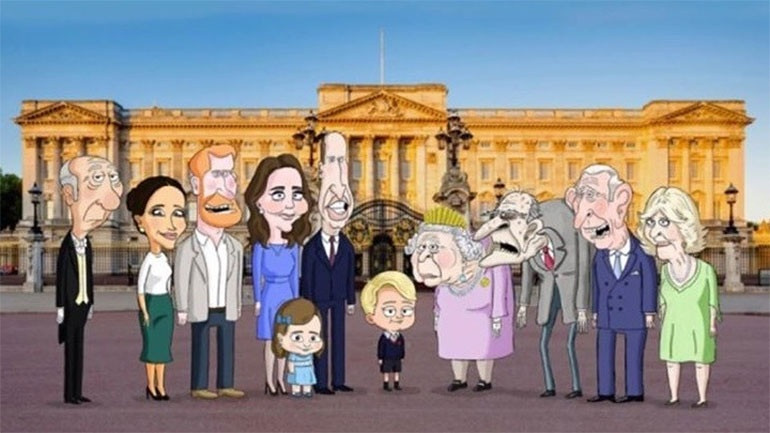 Η βρετανική βασιλική οικογένεια γίνεται και… καρτούν