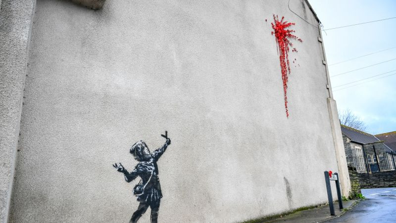 Ευχές από τον Banksy για την ημέρα του Αγίου Βαλεντίνου