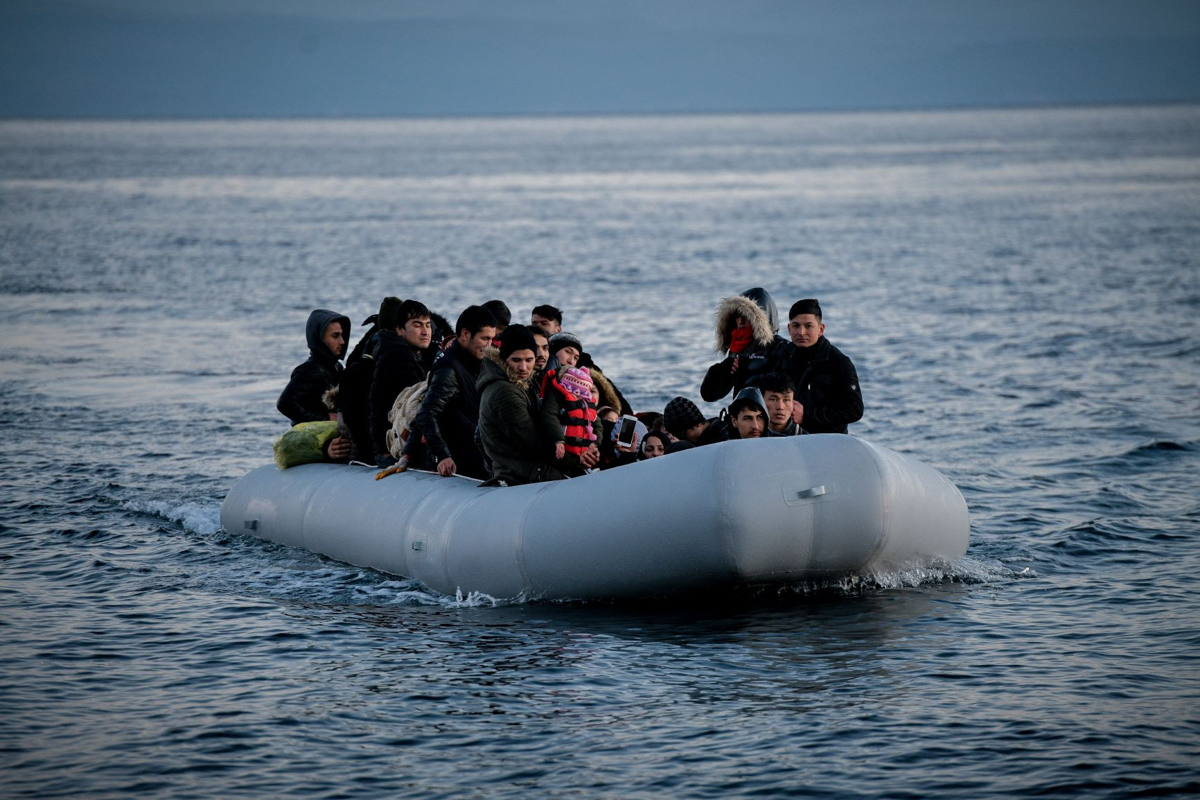 Διάσωση προσφύγων ανοιχτά της Λέσβου
