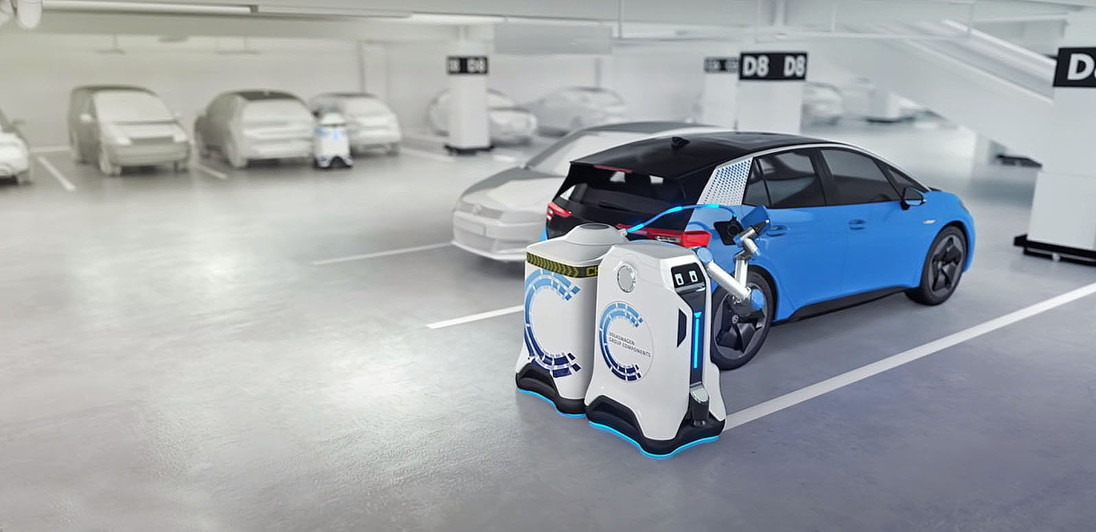Αυτόνομα ρομπότ θα φορτίζουν τα ηλεκτρικά αυτοκίνητα (video)