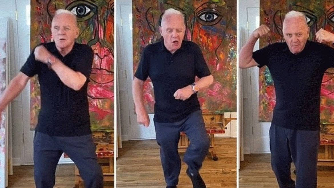 Ο Άντονι Χόπκινς στα 82 του χορεύει ραπ και γίνεται viral [ΒΙΝΤΕΟ]