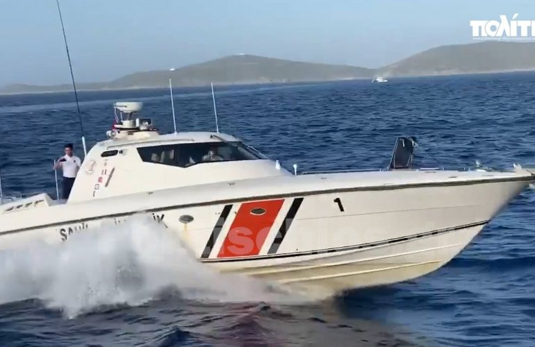 Βίντεο με τουρκικό σκάφος να προκαλεί επί ώρες Έλληνες ψαράδες και Frontex