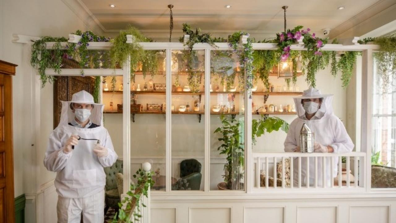 Με στολές… μελισσοκόμων σερβίρουν τους πελάτες σε μπαρ του Λονδίνου