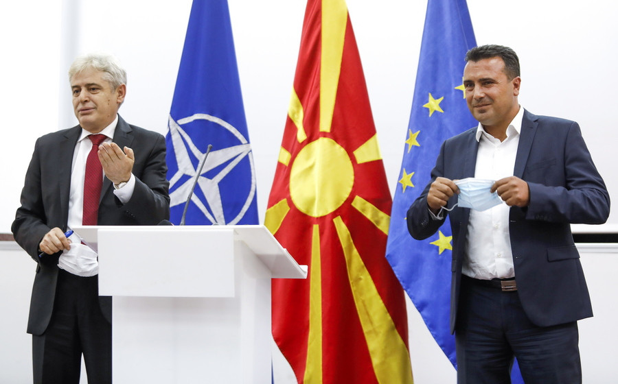 Βόρεια Μακεδονία: Συμφωνία Ζάεφ – Αχμέτι για σχηματισμό κυβέρνησης
