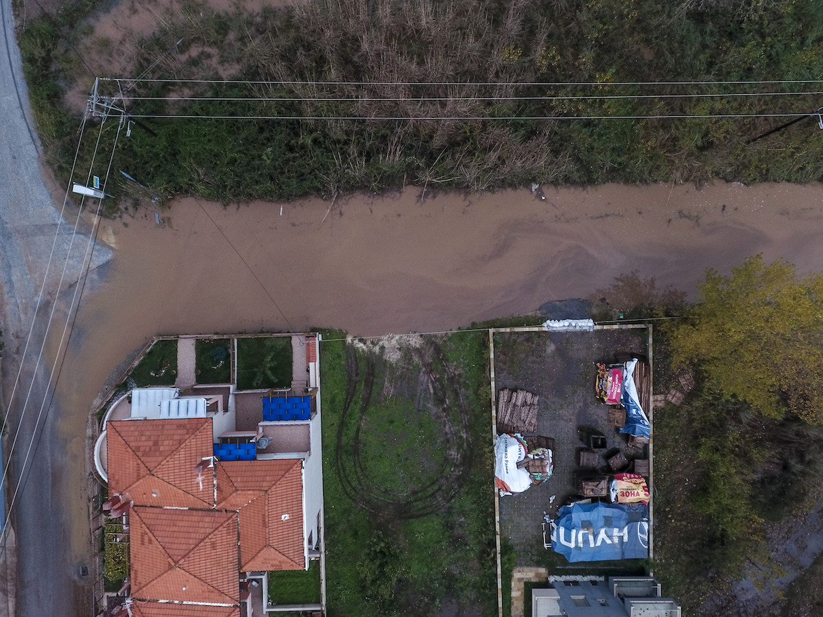 Μεγάλες ζημιές από πλημμύρες και χαλάζι στη Θάσο