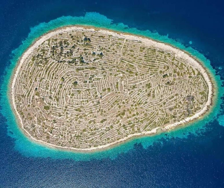 Νησάκι – «δακτυλικό αποτύπωμα» στην Αδριατική