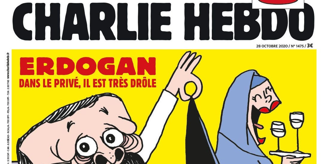 Οργή της Τουρκίας για σατιρικό πρωτοσέλιδο του Charlie Hebdo για τον Ερντογάν