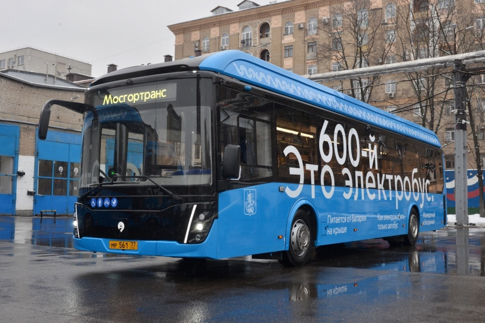 2.300 ηλεκτρικά λεωφορεία στη Μόσχα, μέχρι τα τέλη του 2023