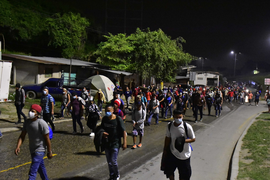 Ονδούρα: Προσφυγικό καραβάνι ξεκίνησε για τις ΗΠΑ