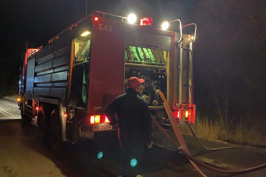 Νεκρός άνδρας από πυρκαγιά σε στάνη στη Λέσβο