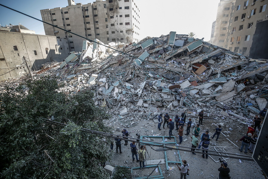 Τηλεφωνική επικοινωνία Νετανιάχου -Μπάιντεν μετά τον βομβαρδισμό των γραφείων του Associated Press στη Γάζα