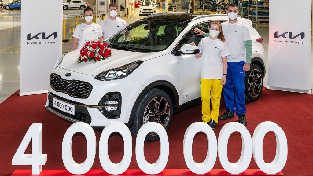 4 εκατομμύρια αυτοκίνητα από το εργοστάσιο της Kia στη Σλοβακία
