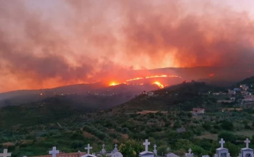 Κεφαλονιά: Υπό πλήρη έλεγχο η φωτιά – 10.000 στρέμματα δάσους και ελαιώνα έγιναν στάχτη