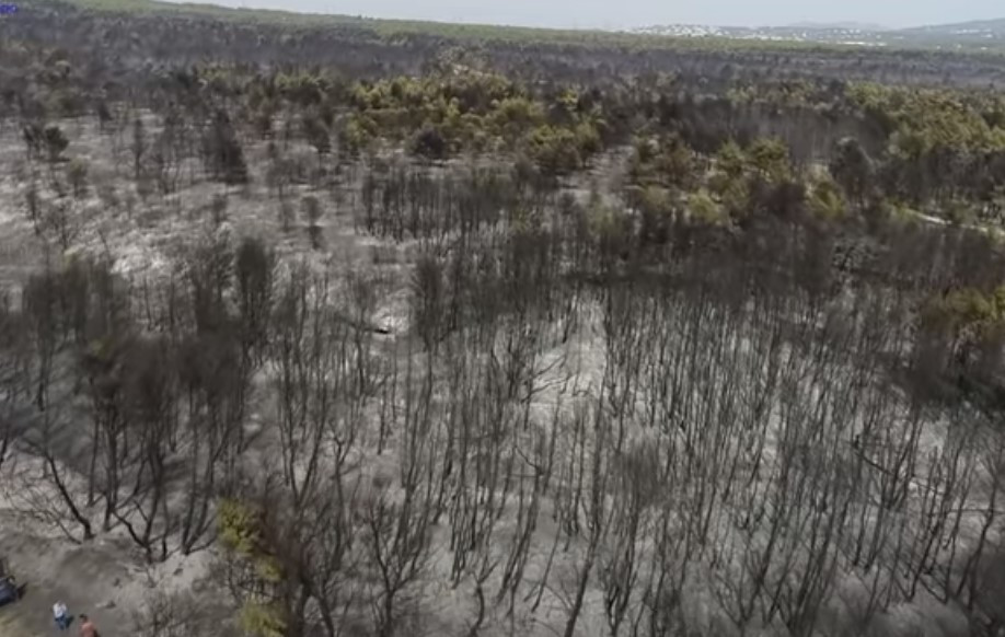 Βαρυμπόμπη: Η καταστροφή από ψηλά [Βίντεο – drone]