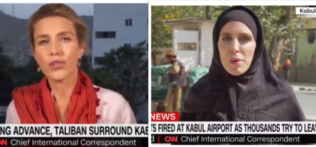 Καμπούλ: Ανταποκρίτρια του CNN με μπούρκα – Πριν και μετά την εισβολή των Ταλιμπάν