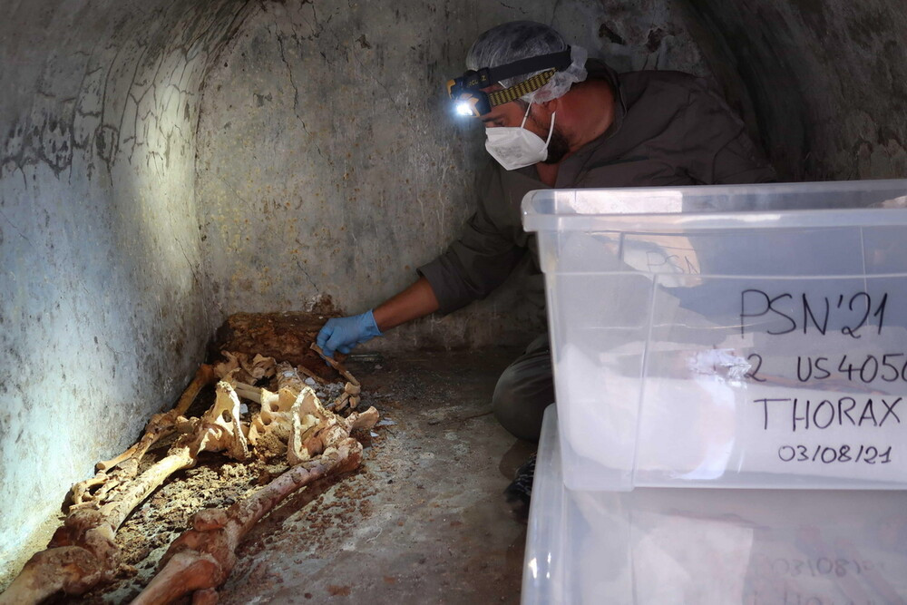 Πομπηία: Τάφος σκλάβου που είχε απελευθερωθεί αποκάλυψε εντυπωσιακά διατηρημένα λείψανα