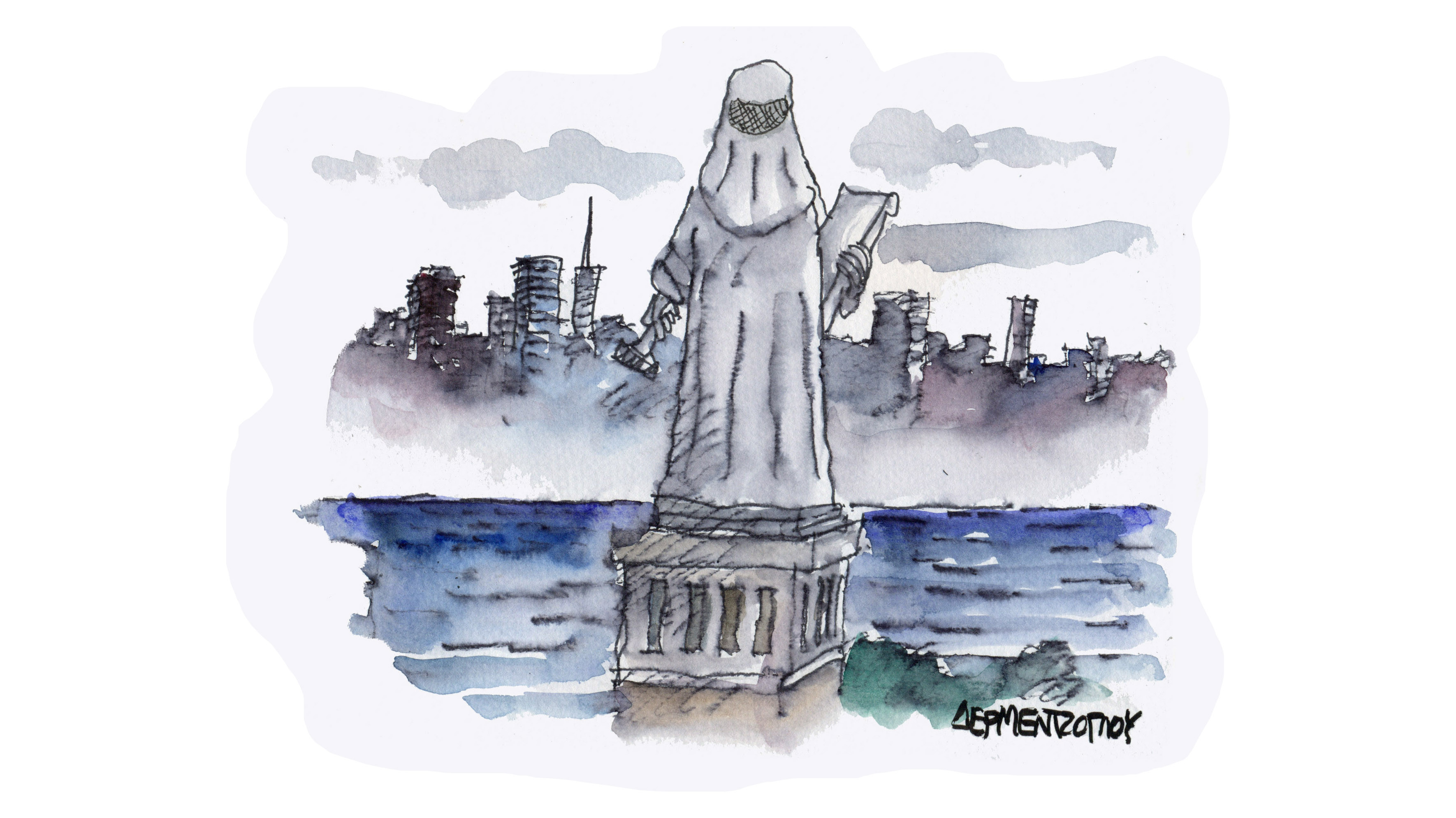 A burqa for Liberty
