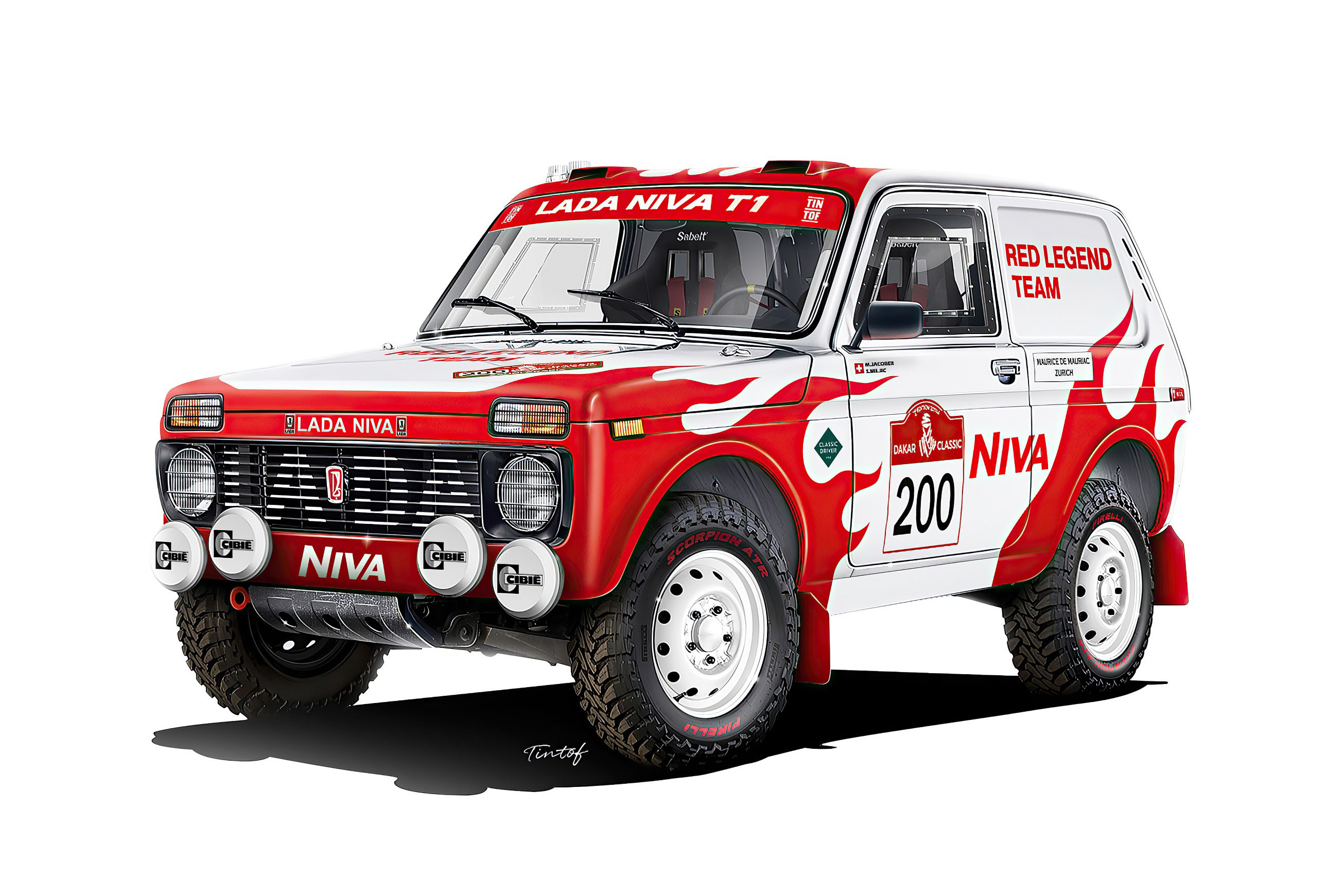Lada Niva Red Legend Team: ο κόκκινος θρύλος στο Ντακάρ