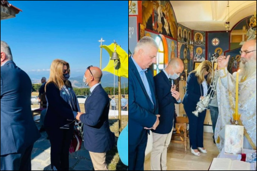 Η διευθύντρια του πρωθυπουργικού γραφείου στη Θεσσαλονίκη συνόδευε τον Μπογδάνο στο Βίτσι