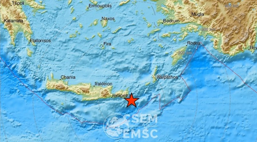 Ο σεισμός στην Κρήτη έγινε αισθητός μέχρι την Αίγυπτο και την Κύπρο