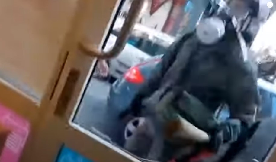 Βίντεο ντοκουμέντο από τη στιγμή που ΜΑΤατζής σπάει κατάστημα – «Ναι, είμαι τρελός»