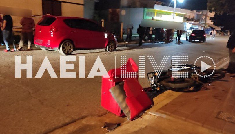 Αμαλιάδα: Αυτοκίνητο παρέσυρε διανομέα – Τραυματίστηκε σε πόδια και κεφάλι