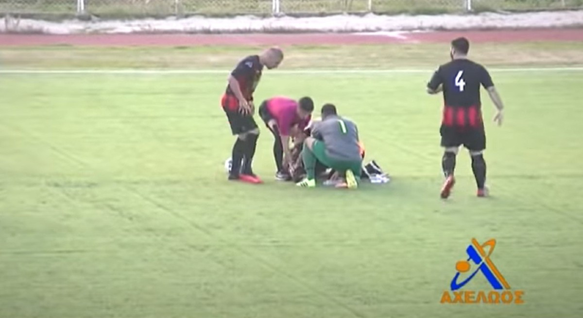 Αγρίνιο: Διαιτητής έσωσε τη ζωή ποδοσφαιριστή (Βίντεο)