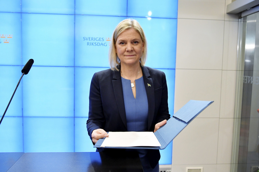 Η Μαγκαντλένα Άντερσον εξελέγη η πρώτη γυναίκα πρωθυπουργός της Σουηδίας
