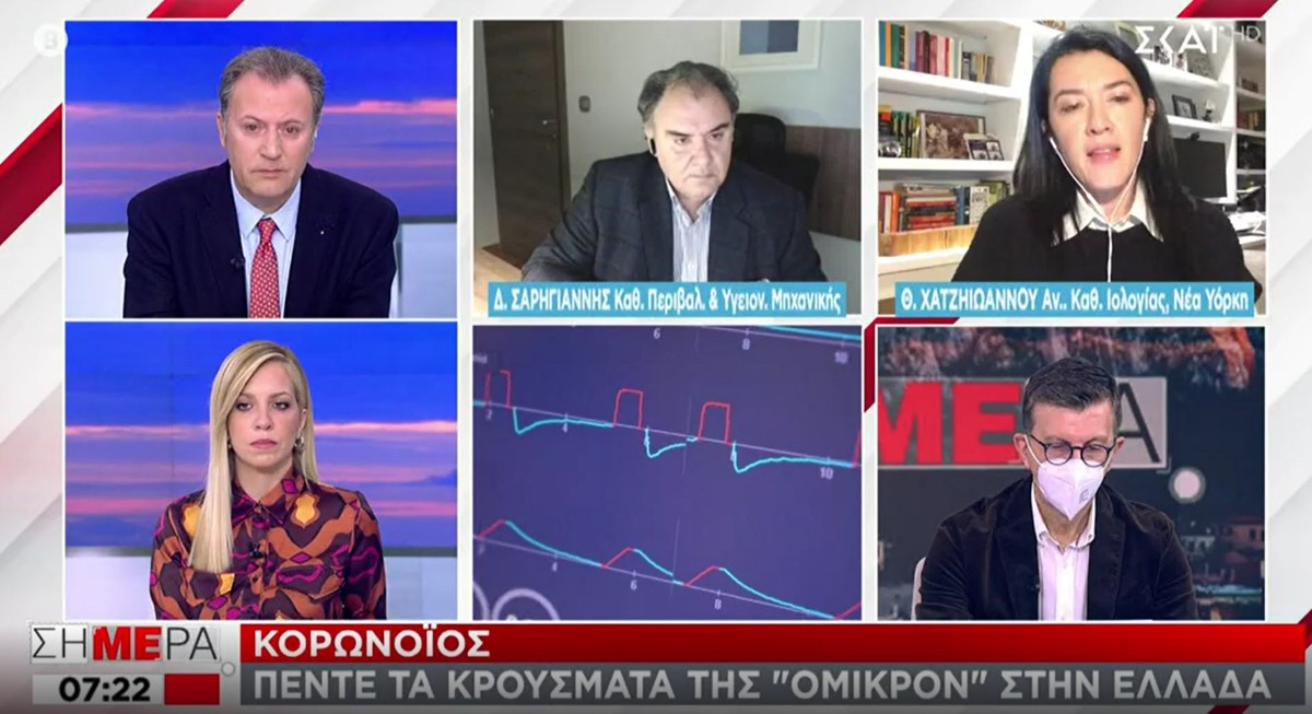 Θ. Χατζηιωάννου για Όμικρον: «Είναι εξαιρετικά ανθεκτική…μικρά ποσοστά αντισωμάτων μπορούν να την πιάσουν»